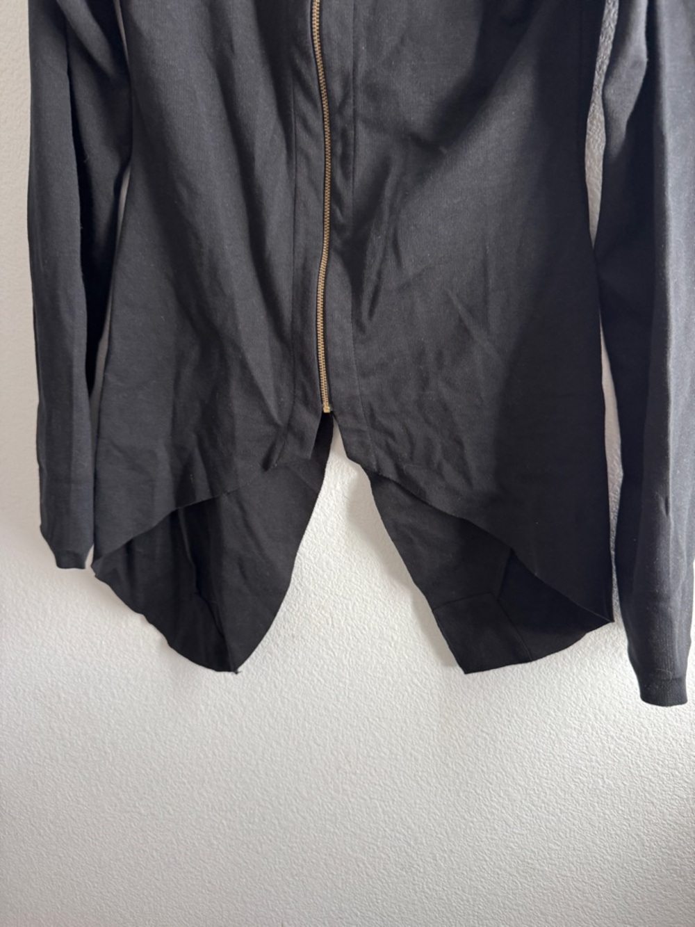 Matthildur Art to Wear Lagenlook Black Zip Up Jacket - Picture 3 of 9